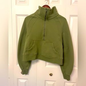 Lululemon Scuba funnel neck 3/4 zip